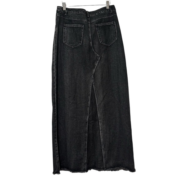 Dressed In LALA - Don’t Kill My Vibe Denim Skirt XL - Picture 3 of 4